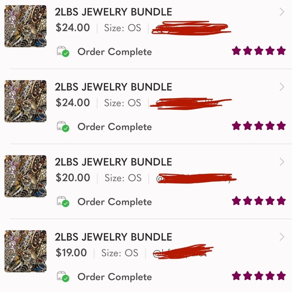 1LBS JEWELRY BUNDLE - Picture 2 of 4